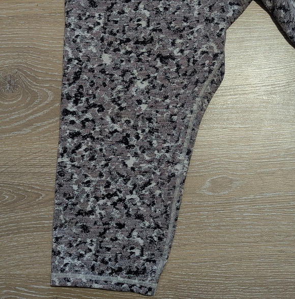 Athleta Elation Textured 7/8 Tight Meadow Decadent Chocolate Leggings Women's 3X - Picture 2 of 8